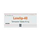 Thuốc Lowlip 40 Micro điều trị tăng huyết áp từ nhẹ đến vừa (3 vỉ x 10 viên)