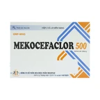 Thuốc Mekocefaclor 500mg Mekophar điều trị các chứng nhiễm khuẩn (2 vỉ x 8 viên)