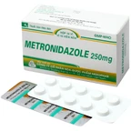 Viên nén Metronidazole 250mg Mekophar điều trị viêm nhiễm đường niệu sinh dục, bệnh do amip (10 vỉ x 10 viên)