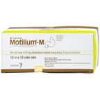 Viên nén Motilium-M Janssen điều trị triệu chứng nôn và buồn nôn (10 vỉ x 10 viên)