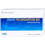 Thuốc Savi Telmisartan 80 điều trị tăng huyết áp (3 vỉ x 10 viên) 
