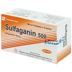 Thuốc Sulfaganin 500 Mekophar điều trị tiêu chảy cấp (10 vỉ x 10 viên)