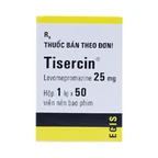 Thuốc Tisercin 25mg Egis điều trị loạn thần (1 lọ x 50 viên)