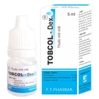Thuốc nhỏ mắt Tobcol-Dex Dược 3-2 điều trị Viêm mi mắt, viêm kết mạc (5ml)