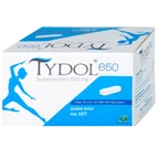 Thuốc Tydol 650 OPV giảm đau và hạ sốt từ nhẹ đến trung bình (10 vỉ x 10 viên)