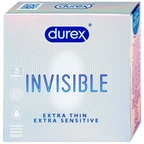 Bao cao su Durex Invisible Extra Thin Extra Sensitive siêu mỏng, vừa vặn và ôm sát (3 cái)