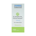 Viên nén Pentasa 500mg Ferring điều trị viêm loét đại tràng, bệnh Crohn (10 vỉ x 10 viên)