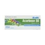 Thuốc Acarbose 50 SaVi điều trị đái tháo đường (10 vỉ x 10 viên)