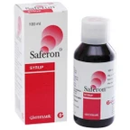 Siro Saferon Glenmark điều trị chứng thiếu sắt tiềm ấn (100ml)
