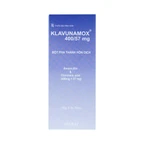 Bột pha hỗn dịch uống Klavunamox 400/57mg Atabay điều trị nhiễm khuẩn nặng đường hô hấp (70ml)