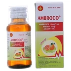 Siro Ambroco United hương cam điều trị viêm phế quản, hen phế quản cho trẻ em (30ml)