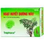 Thuốc Hoạt Huyết Dưỡng Não bao đường Traphaco điều trị suy giảm trí nhớ, căng thẳng thần kinh (1 vỉ x 20 viên)