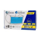 Khẩu trang 3 lớp Perfetta ultra màu xanh (35 cái)