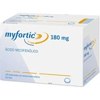 Viên nén Myfortic 180mg Novartis dùng cho bệnh nhân ghép thận dị gen (12 vỉ x 10 viên) 