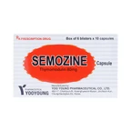 Thuốc Semozine Capsule 80mg YooYuong hỗ trợ dự phòng tái phát nhiễm khuẩn hô hấp (6 vỉ x 10 viên)