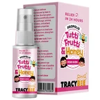 Keo ong giúp giảm đau viêm họng ho do nhiễm khuẩn Tracybee Propolis Tutti Frutti & Honey vị trái cây (30ml)