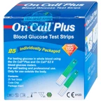Que thử đường huyết On Call Plus (hộp 25 que)
