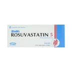 Thuốc Savi Rosuvastatin 5 điều trị tăng cholesterol máu (3 vỉ x 10 viên)