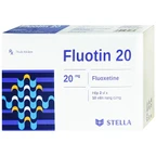 Thuốc Fluotin 20 Stella điều trị trầm cảm, rối loạn xung lực cưỡng bức ám ảnh (2 vỉ x 10 viên)