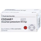 Thuốc Cozaar 50mg MSD điều trị tăng huyết áp (2 vỉ x 14 viên)