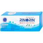 Bột pha rửa mũi Rinorin (30 gói x 2.4g) vệ sinh mũi hàng ngày do cảm cúm, viêm xoang, viêm mũi dị ứng