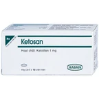 Viên nén Ketosan Hasan phòng ngừa hen phế quản, điều trị viêm mũi dị ứng (3 vỉ x 10 viên)
