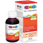 Siro giúp giảm mệt mỏi Pediakid Fer + Vitamines B (125ml)