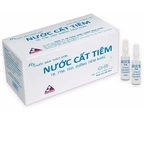 Nước cất tiêm Vinphaco dùng hòa tan, pha loãng  chế phẩm thuốc tiêm (10 vỉ x 5 ống x 5ml)