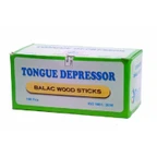 Dụng cụ đè lưỡi gỗ tiệt trùng Lạc Việt xanh lá Balac (100 cái)