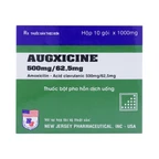 Thuốc Augxicine 500mg/62.5mg Jersey điều trị viêm amidan, viêm xoang (10 gói x 1000mg)