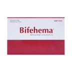 Dung dịch Bifehema Bidiphar điều trị thiếu máu do thiếu sắt (20 ống x 10ml)