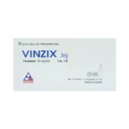 Dung dịch Vinzix 20mg/2ml Vinphaco điều trị phù trong suy tim sung huyết (10 vỉ x 5 ống x 2ml)