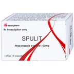 Thuốc Spulit Slavia điều trị nấm Candida, lang ben (6 vỉ x 5 viên)