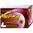 Thuốc My Para 650mg S.P.M hỗ trợ giảm đau hạ sốt (10 vỉ x 10 viên)