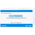 Thuốc Colthimus Hataphar điều trị triệu chứng co cứng cơ (10 vỉ x 10 viên)