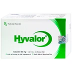 Thuốc Hyvalor 80mg United điều trị tăng huyết áp, suy tim (3 vỉ x 10 viên)