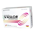 Thuốc Vaslor 20mg Davi Pharm giảm cholesterol và triglycerid (4 vỉ x 7 viên)