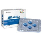 Viên nén Jikagra 50mg Gia Nguyễn điều trị rối loạn cương dương (1 vỉ x 4 viên)