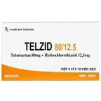 Thuốc Telzid 80/12.5 Medisun điều trị tăng huyết áp (6 vỉ x 10 viên)