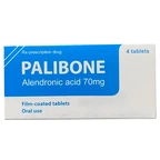 Thuốc Palibone 70mg Atlantic điều trị loãng xương ở nam giới và phụ nữ sau mãn kinh (1 vỉ x 4 viên)