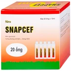 Siro Snapcef 16mg/10ml Hải Dương bổ sung kẽm, tăng cường sức đề kháng (20 ống x 10ml) 