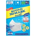 Khẩu trang 4 lớp Mayan 3D Mask Medi màu trắng (5 cái) ngăn bụi mịn PM 2.5, ngăn ngừa 99% vi khuẩn