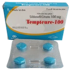 Thuốc Temptcure-100 Gracure điều trị rối loạn cương dương (1 vỉ x 4 viên)
