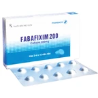 Thuốc Fabafixim DT 200mg Pharbaco điều trị nhiễm khuẩn (2 vỉ x 10 viên)
