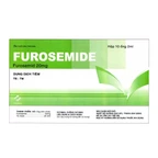 Dung dịch tiêm Furosemide 20mg Vidipha điều trị phù phổi cấp, phù do tim, gan, thận (5 vỉ x 10 ống)