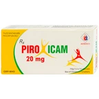 Viên nén Piroxicam 20mg Domesco giảm triệu chứng viêm khớp dạng thấp (3 vỉ x 10 viên)