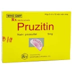 Viên nhai Pruzitin 5mg Khaphaco điều trị táo bón (3 vỉ x 10 viên)