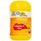Viên nhai hỗ trợ sức đề kháng Kids Smart Vita Gummies Vitamin C + Zinc Nature's Way (60 viên)