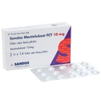 Thuốc Sandoz Montelukast FCT 10mg điều trị hen phế quản (2 vỉ x 14 viên)