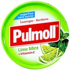 Pulmoll Lime Mint + Vitamin C Sugar Free (45g)